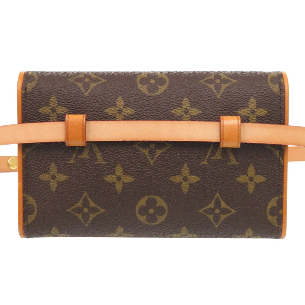 LOUIS VUITTON Waist bag M51855 Monogram canvas Brown Monogram Pochette Florentine Women Used Authentic