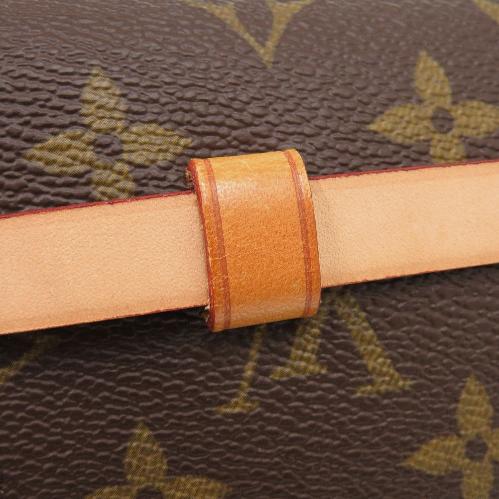 LOUIS VUITTON Waist bag M51855 Monogram canvas Brown Monogram Pochette Florentine Women Used Authentic