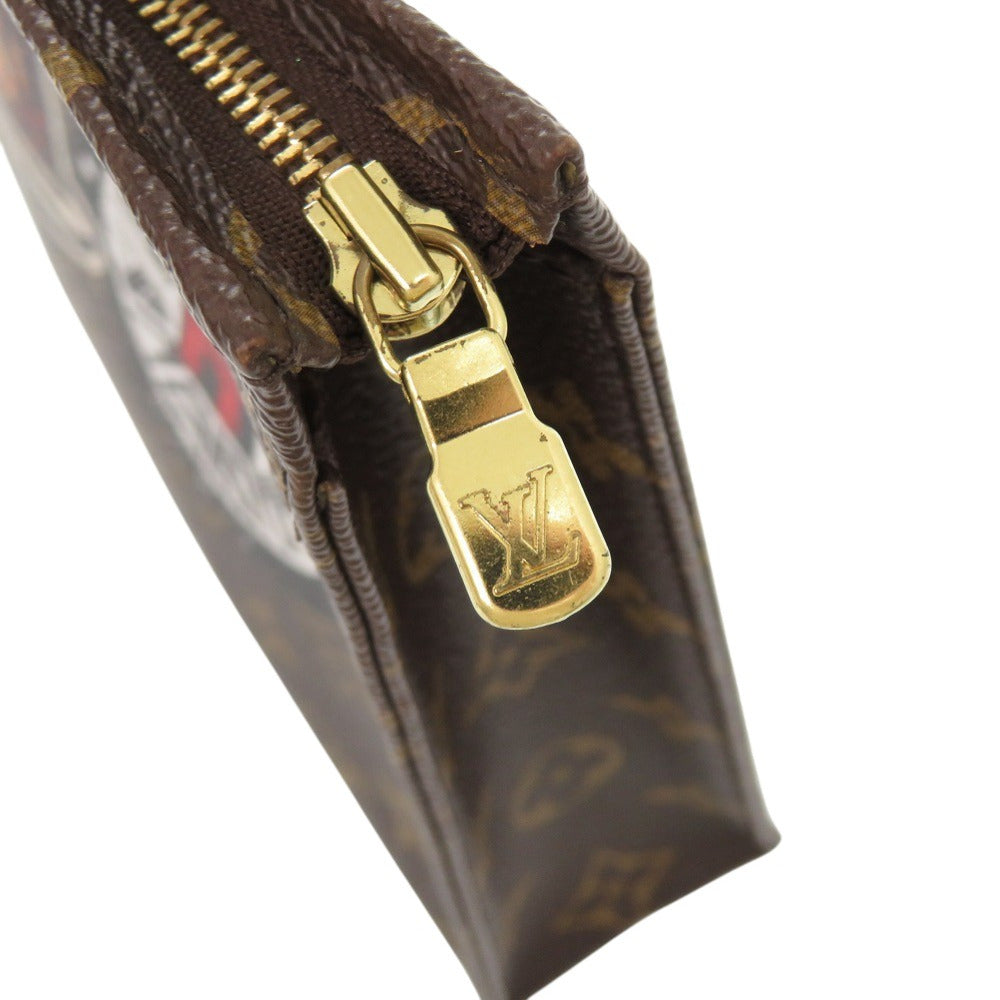 LOUIS VUITTON Clutch bag M41438 Monogram canvas Brown World Tour Monogram posh toilette unisex(Unisex) Used Authentic