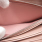 LOUIS VUITTON Long Wallet Purse M61868 Monogram Mahina Magnolia Monogram Mahina Zippy wallet
