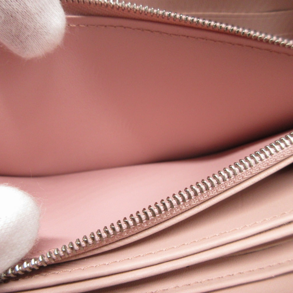 LOUIS VUITTON Long Wallet Purse M61868 Monogram Mahina Magnolia Monogram Mahina Zippy wallet