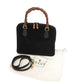 GUCCI Handbag Suede, Bamboo black Bamboo