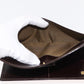 FENDI Zucca Canvas Long Wallet Black Brown
