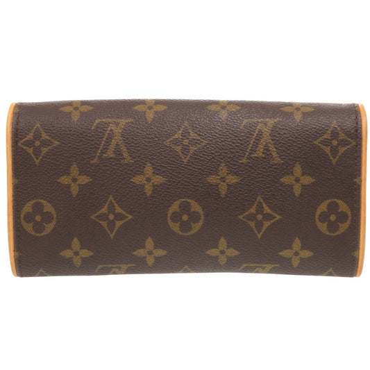 LOUIS VUITTON Shoulder Bag M51854 Monogram canvas Brown Monogram Pochette Twin PM Women Used Authentic
