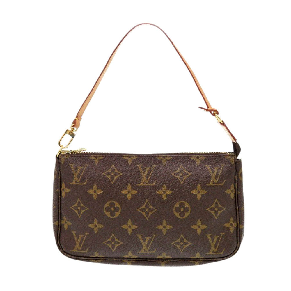 LOUIS VUITTON Pouch M51980 Monogram canvas Brown Accessory pouch Monogram Pochette Accessoires Women Used Authentic
