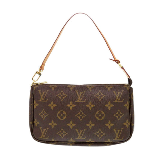 LOUIS VUITTON Pouch M51980 Monogram canvas Brown Accessory pouch Monogram Pochette Accessoires Women Used Authentic