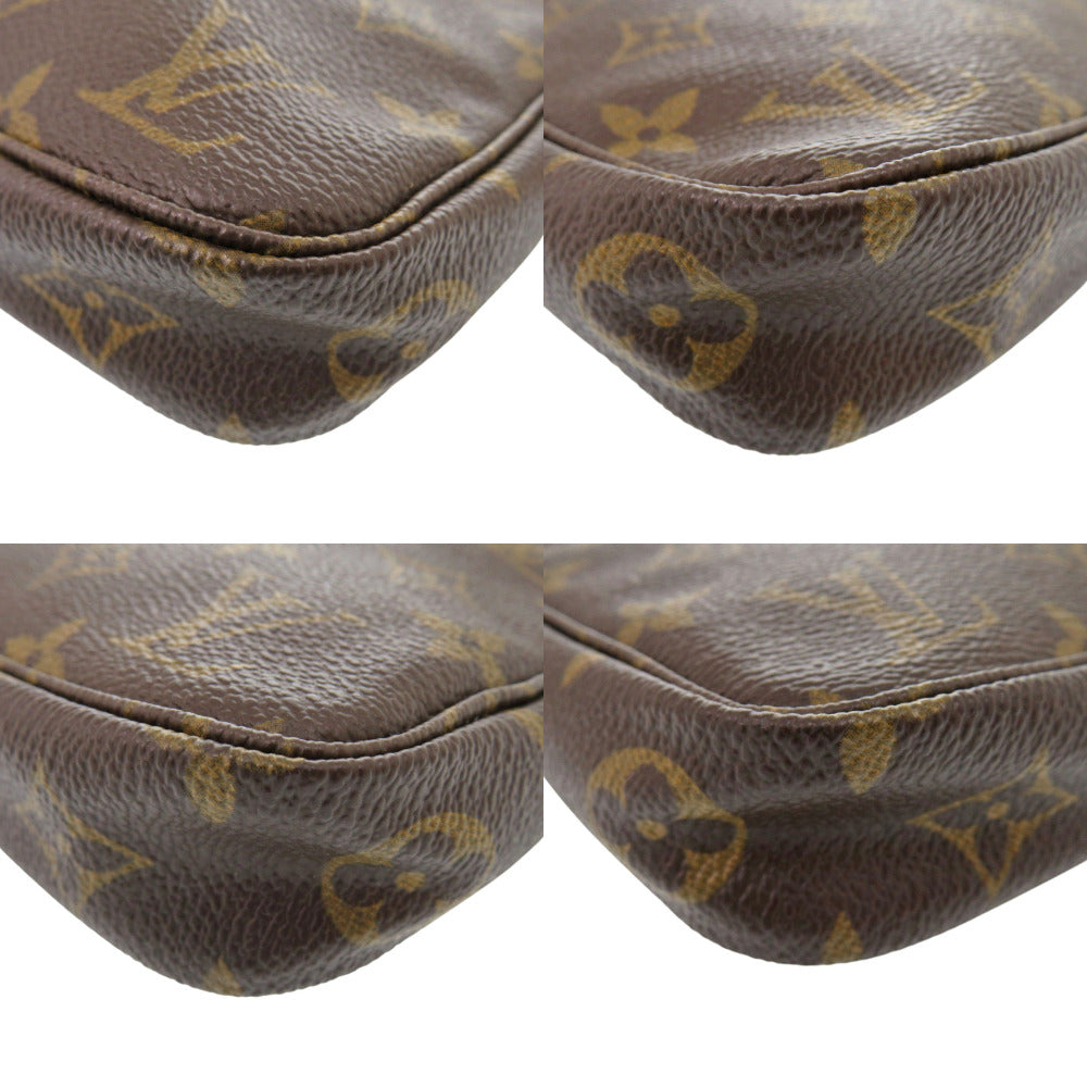 LOUIS VUITTON Pouch M51980 Monogram canvas Brown Accessory pouch Monogram Pochette Accessoires Women Used Authentic