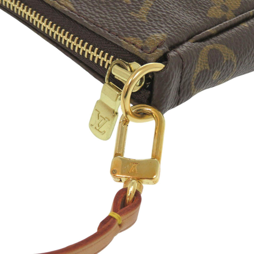 LOUIS VUITTON Pouch M51980 Monogram canvas Brown Accessory pouch Monogram Pochette Accessoires Women Used Authentic