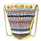 Christian Louboutin Shoulder Bag 3225065 Canvas, Sequins gold Bucket Bag ChainShoulder Bag LOUBIPHORE Women Used Authentic