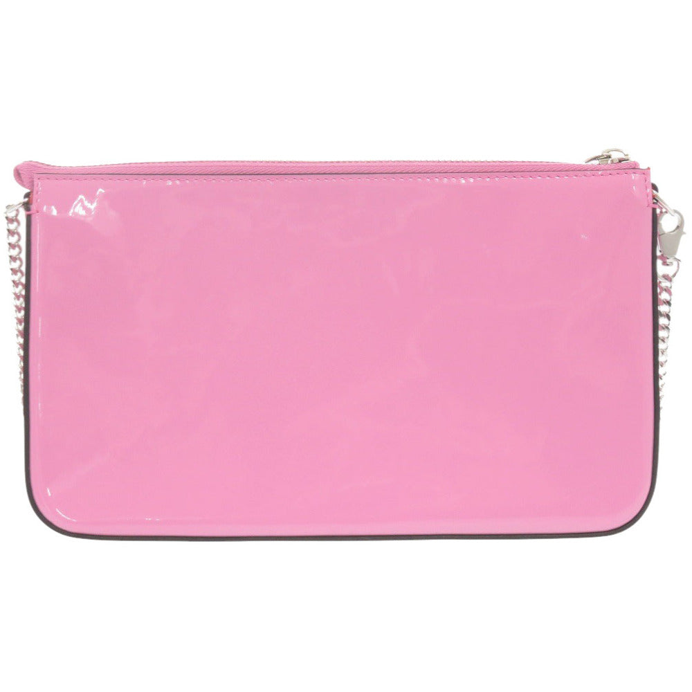 Christian Louboutin Shoulder Bag 3225249 Patent leather pink ChainShoulder Bag Rubirah Women Used Authentic