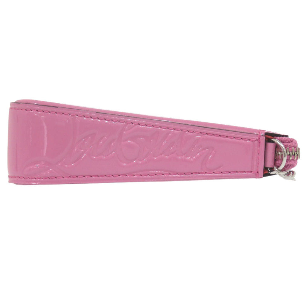 Christian Louboutin Shoulder Bag 3225249 Patent leather pink ChainShoulder Bag Rubirah Women Used Authentic