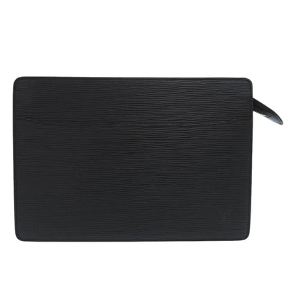 LOUIS VUITTON Clutch bag M52522 Epi Leather Noir business bag Epi Pochette Homme mens Used Authentic