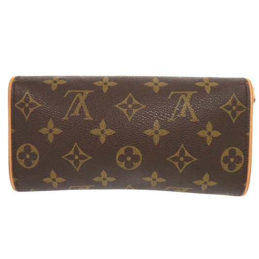 LOUIS VUITTON Shoulder Bag M51854 Monogram canvas Brown Monogram Pochette Twin PM Women Used Authentic