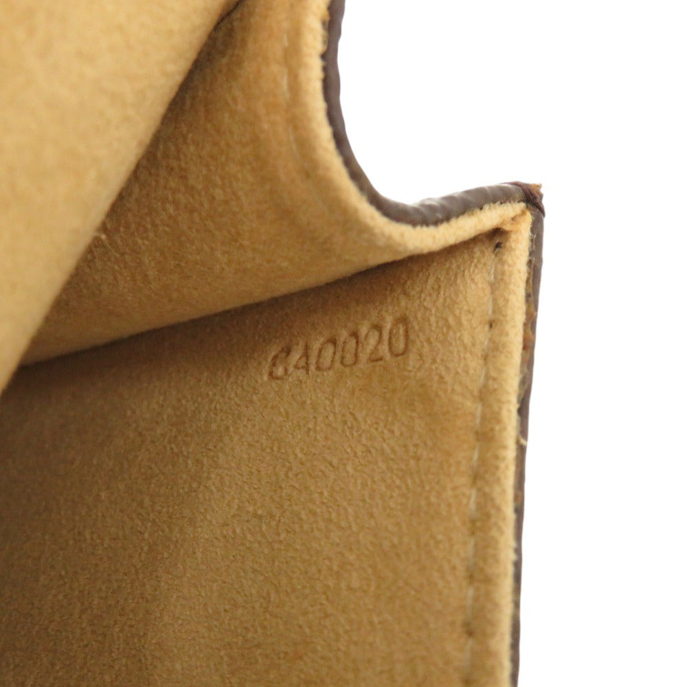 LOUIS VUITTON Shoulder Bag M51854 Monogram canvas Brown Monogram Pochette Twin PM Women Used Authentic