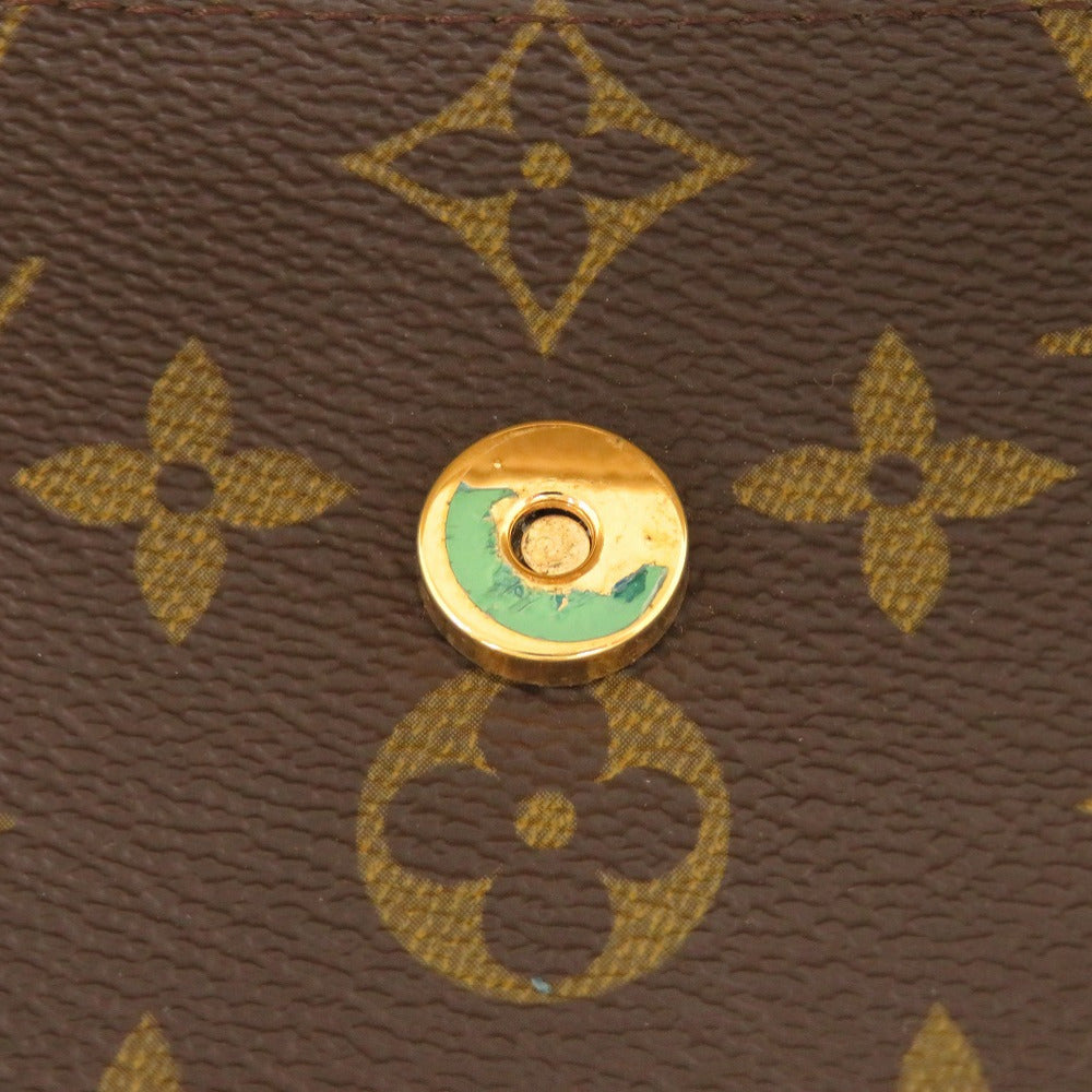 LOUIS VUITTON Shoulder Bag M51854 Monogram canvas Brown Monogram Pochette Twin PM Women Used Authentic