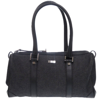GUCCI Handbag 30458 Denim, Leather black mini Boston Duffel bag Women Used Authentic