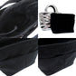 BALENCIAGA Handbag enamel Silver Neo basket Women Used Authentic