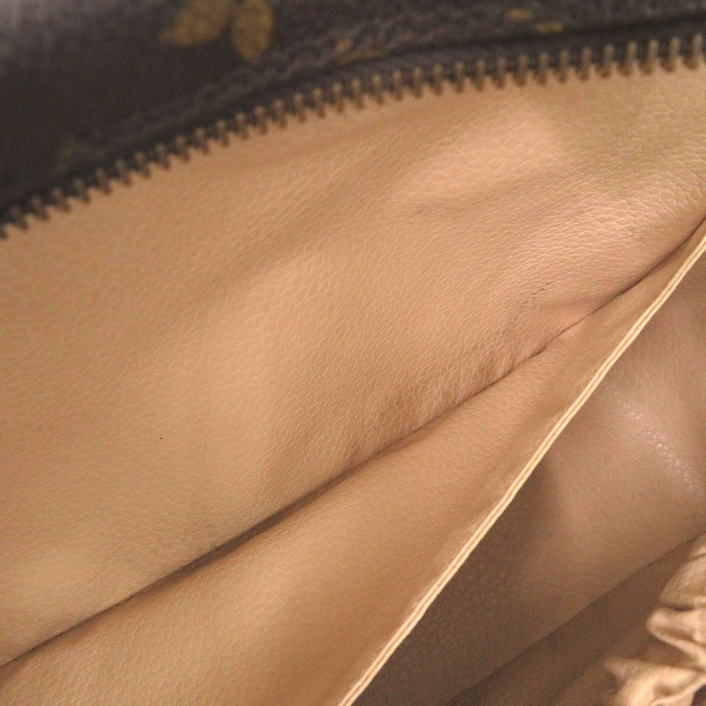 LOUIS VUITTON business bag M47522 Monogram canvas Brown Monogram Truth Cracking Ty 28 mens Used Authentic