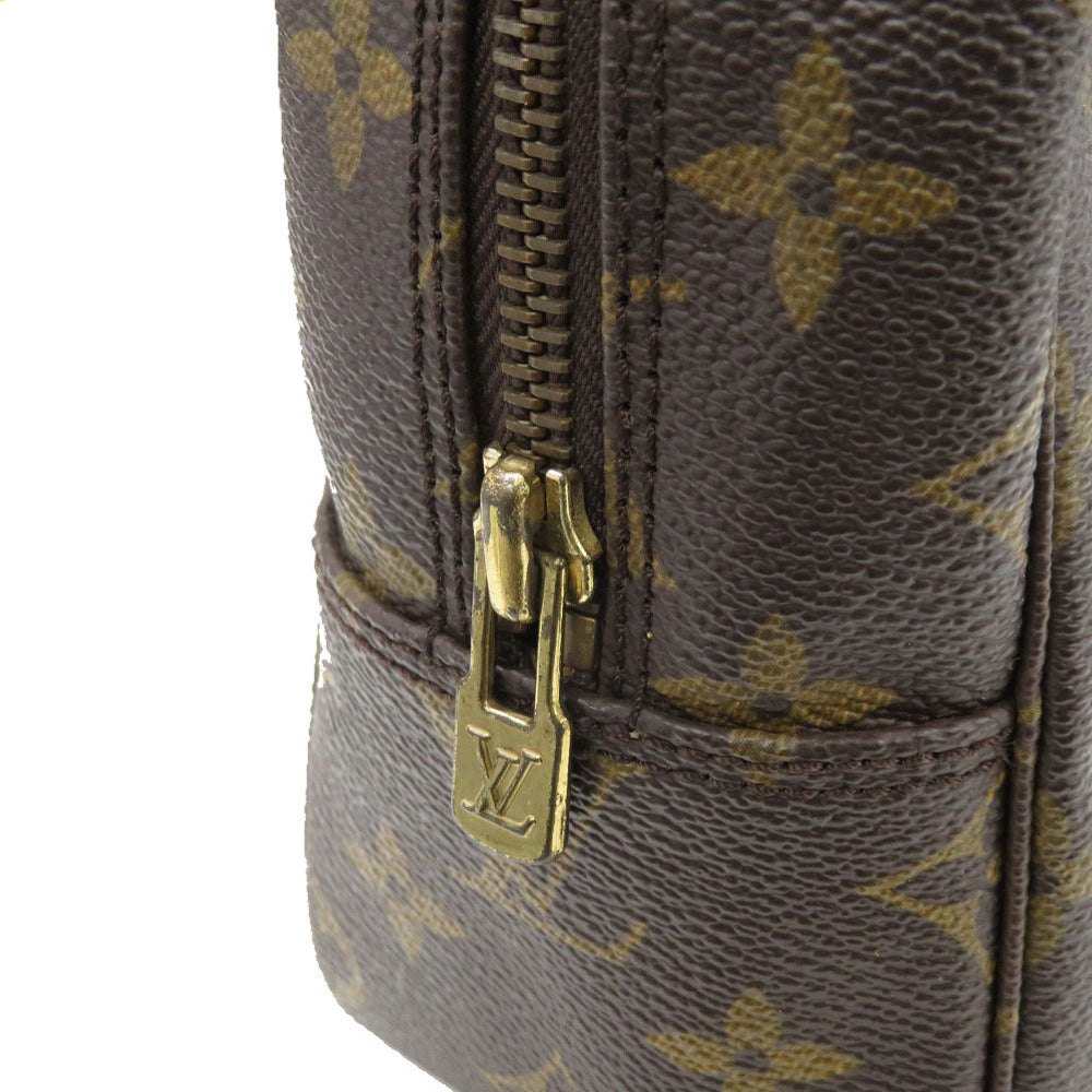 LOUIS VUITTON business bag M47522 Monogram canvas Brown Monogram Truth Cracking Ty 28 mens Used Authentic