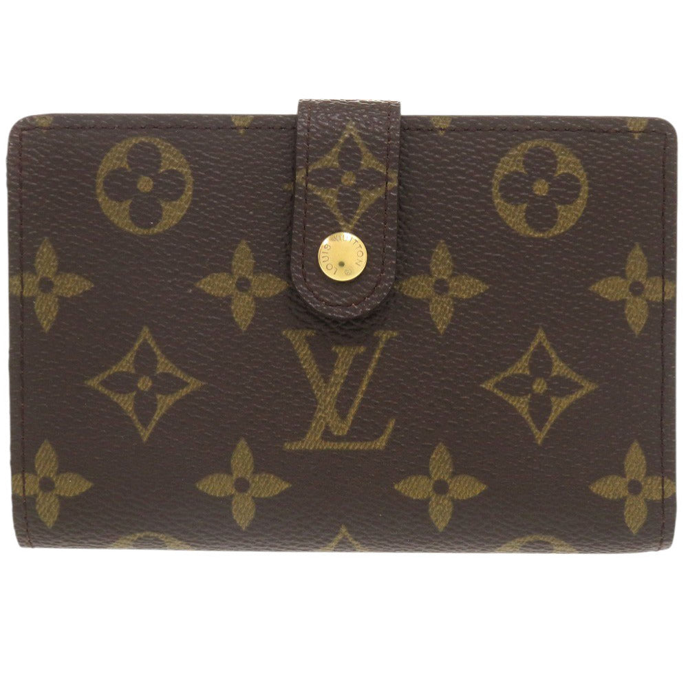 LOUIS VUITTON Bifold Wallet M61663 Monogram canvas Brown Monogram Porto Monevier Vienova Women Used Authentic