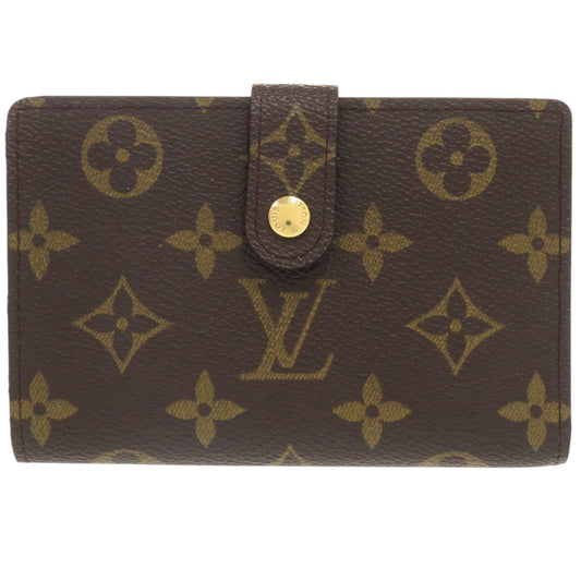 LOUIS VUITTON Bifold Wallet M61663 Monogram canvas Brown Monogram Porto Monevier Vienova Women Used Authentic