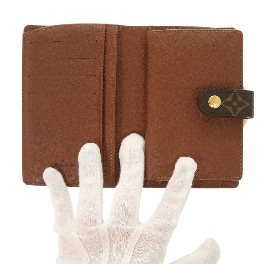 LOUIS VUITTON Bifold Wallet M61663 Monogram canvas Brown Monogram Porto Monevier Vienova Women Used Authentic