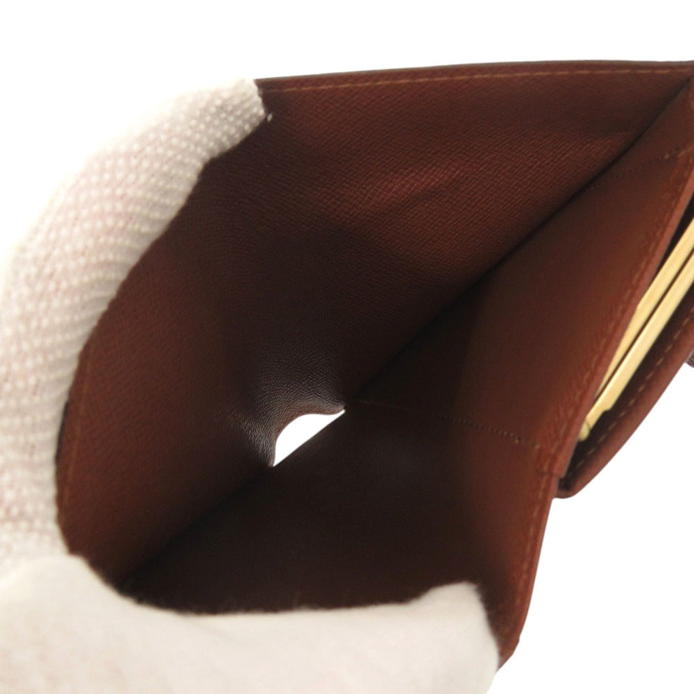 LOUIS VUITTON Bifold Wallet M61663 Monogram canvas Brown Monogram Porto Monevier Vienova Women Used Authentic