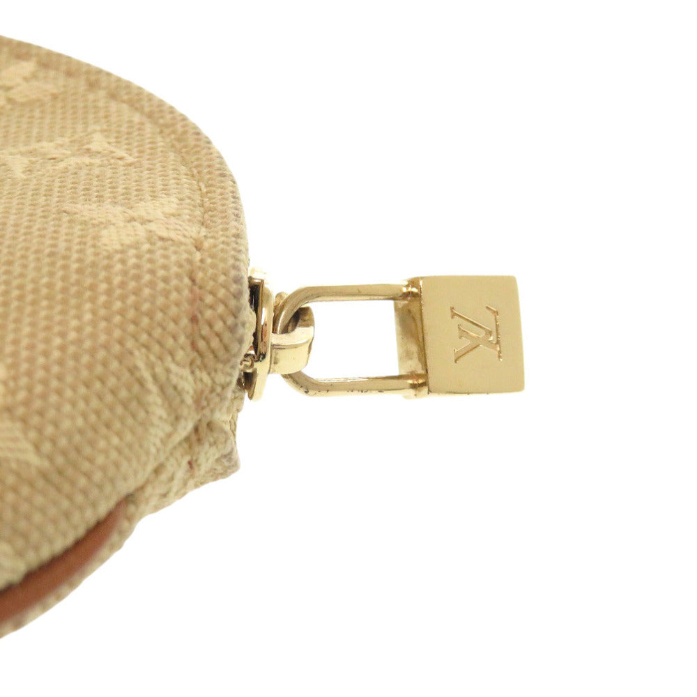 LOUIS VUITTON Coin case M92452 Monogram mini canvas beige Monogram Porto Moneron Women Used Authentic