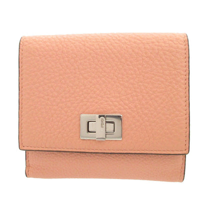 FENDI Bifold Wallet 8M0438 leather pink Peekaboo