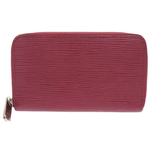 LOUIS VUITTON Long Wallet Purse M60424 Epi Leather Fuchsia Epi Zippy compact wallet