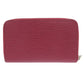 LOUIS VUITTON Long Wallet Purse M60424 Epi Leather Fuchsia Epi Zippy compact wallet
