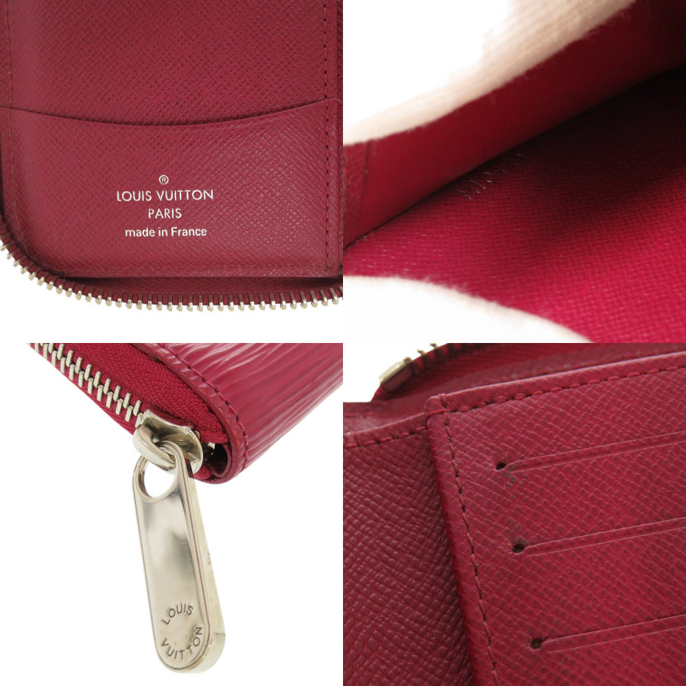 LOUIS VUITTON Long Wallet Purse M60424 Epi Leather Fuchsia Epi Zippy compact wallet