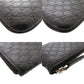 GUCCI Coin case 544476 leather black Micro Guccissima with key ring unisex(Unisex) Used Authentic