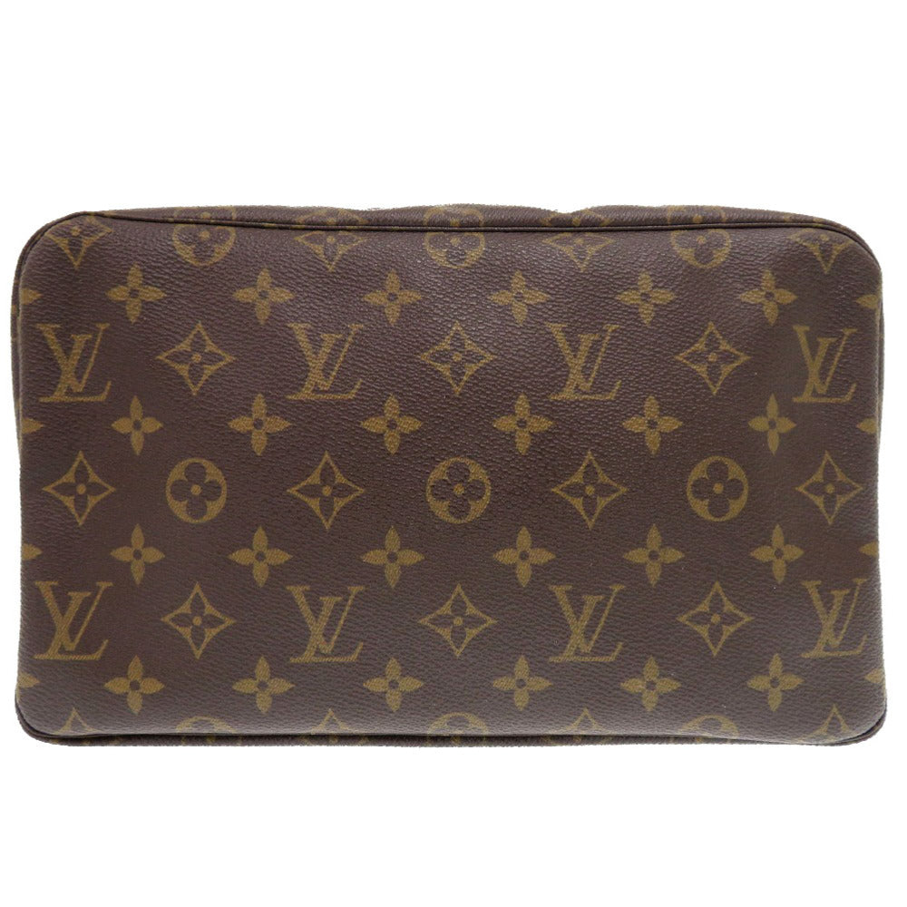 LOUIS VUITTON business bag M47522 Monogram canvas Brown Monogram Truth Cracking Ty 28 mens Used Authentic
