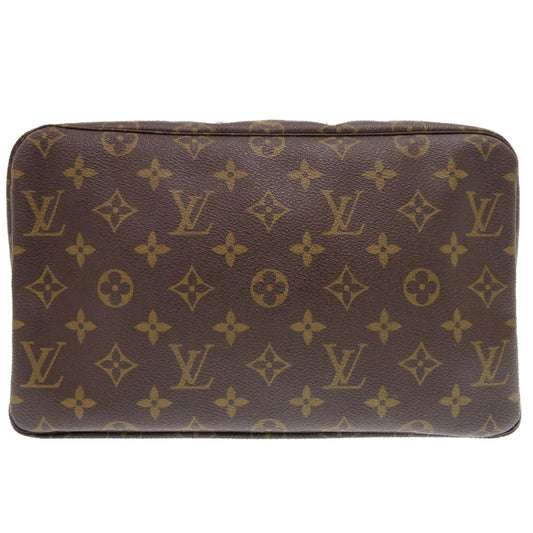 LOUIS VUITTON business bag M47522 Monogram canvas Brown Monogram Truth Cracking Ty 28 mens Used Authentic