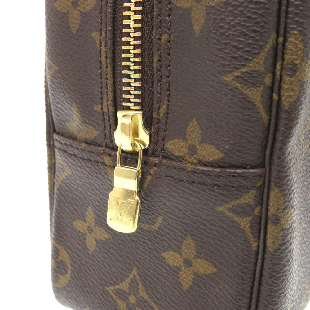 LOUIS VUITTON business bag M47522 Monogram canvas Brown Monogram Truth Cracking Ty 28 mens Used Authentic