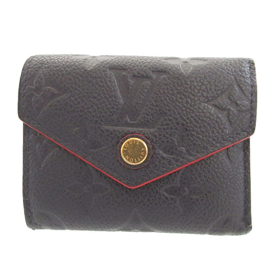 LOUIS VUITTON Bifold Wallet M58880 Monogram Ann Platt Navy Monogram Ann Platt Portefeuille Zoe unisex(Unisex) Used Authentic