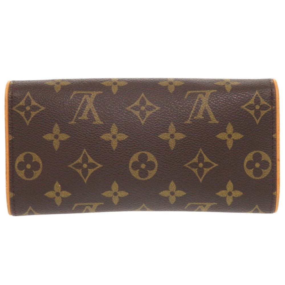LOUIS VUITTON Shoulder Bag M51854 Monogram canvas Brown Monogram Pochette Twin PM Women Used Authentic
