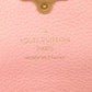 LOUIS VUITTON Long Wallet Purse N64447 Damier canvas Magnolia Damier Portefeuille Clapton Women Used Authentic