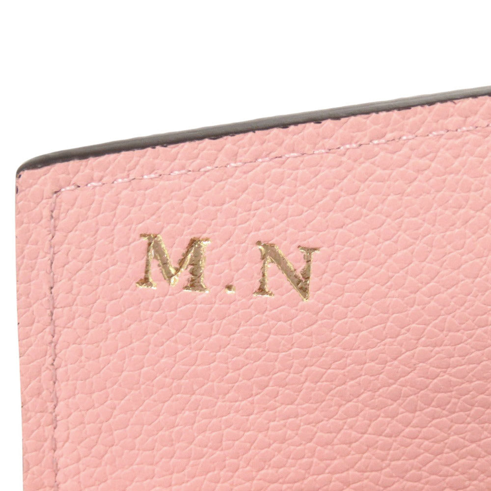 LOUIS VUITTON Long Wallet Purse N64447 Damier canvas Magnolia Damier Portefeuille Clapton Women Used Authentic