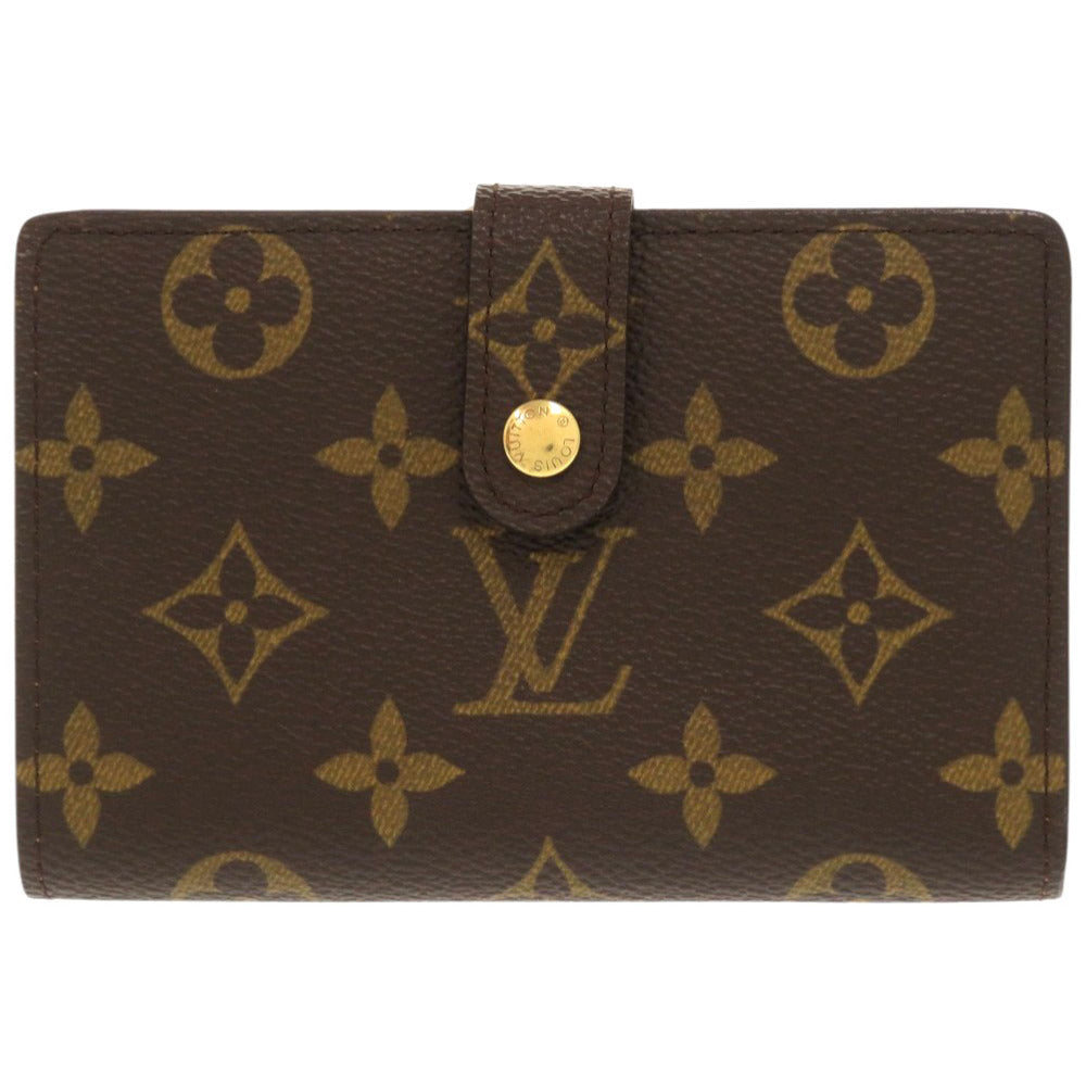 LOUIS VUITTON Bifold Wallet M61663 Monogram canvas Brown Monogram Porto Monnaie Viennois Women Used Authentic