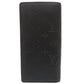 LOUIS VUITTON Long Wallet Purse M62900 leather Noir Monogram shadow Portefeuille Braza mens Used Authentic