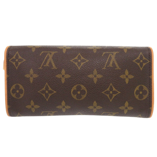 LOUIS VUITTON Shoulder Bag M51854 Monogram canvas Brown Monogram Pochette Twin PM Women Used Authentic
