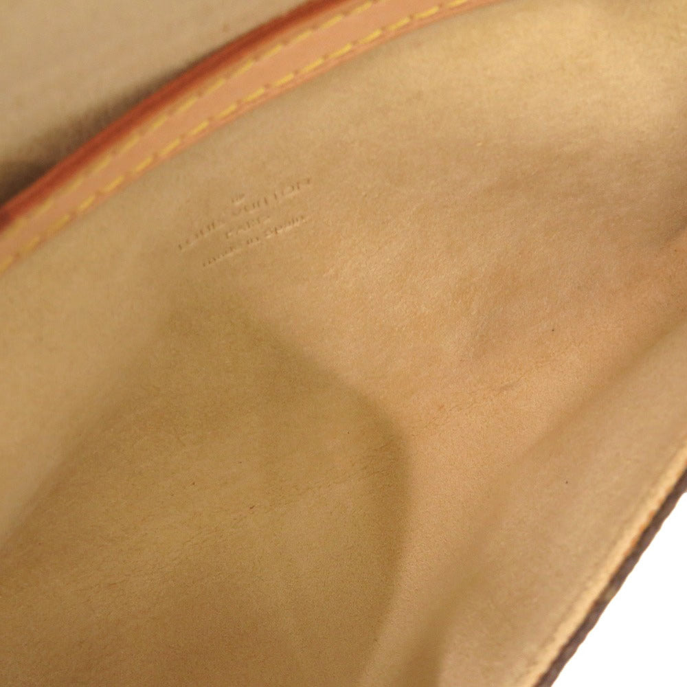 LOUIS VUITTON Shoulder Bag M51854 Monogram canvas Brown Monogram Pochette Twin PM Women Used Authentic
