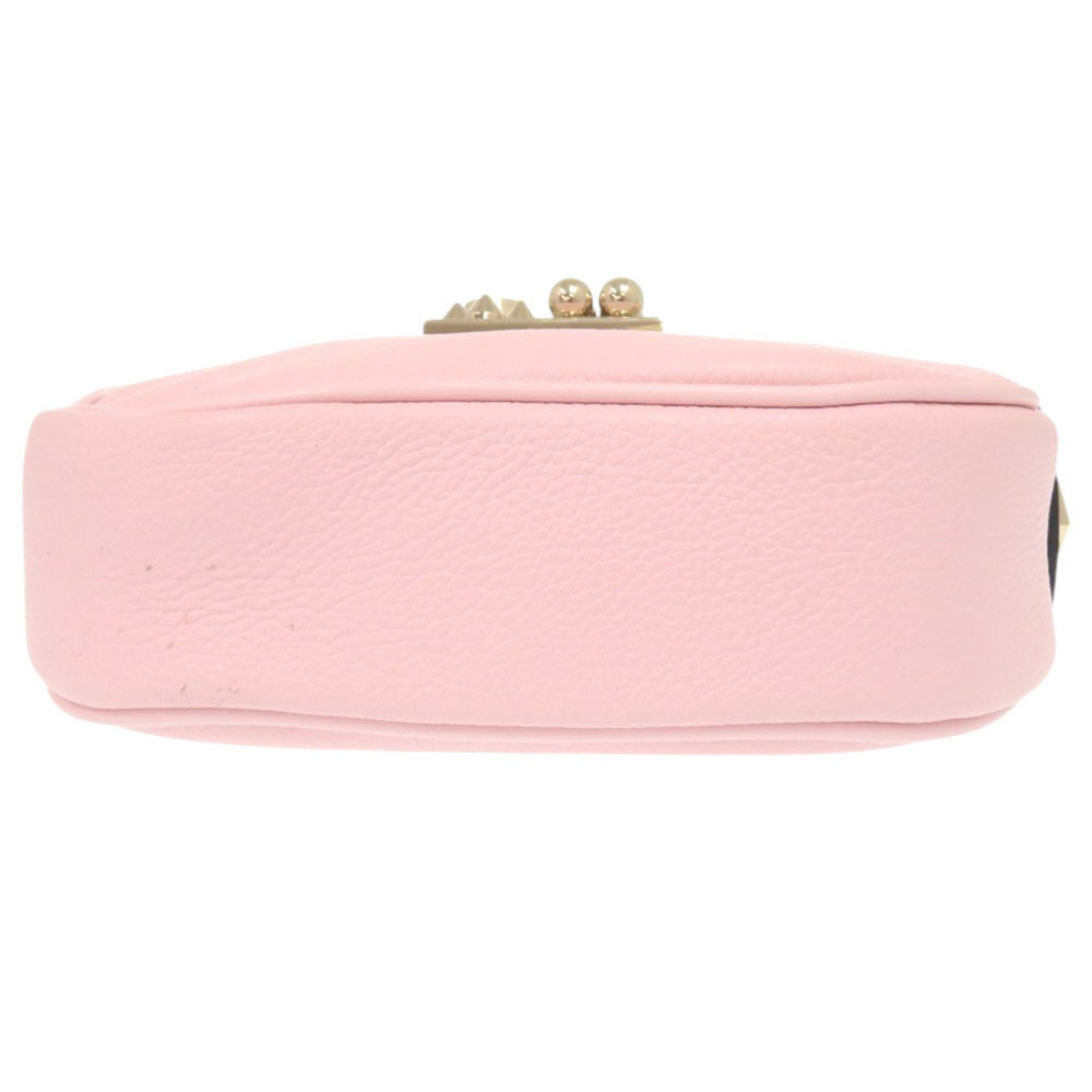 Christian Louboutin Shoulder Bag leather pink CARASKY mini Women Used Authentic