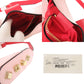 Christian Louboutin Shoulder Bag leather pink CARASKY mini Women Used Authentic