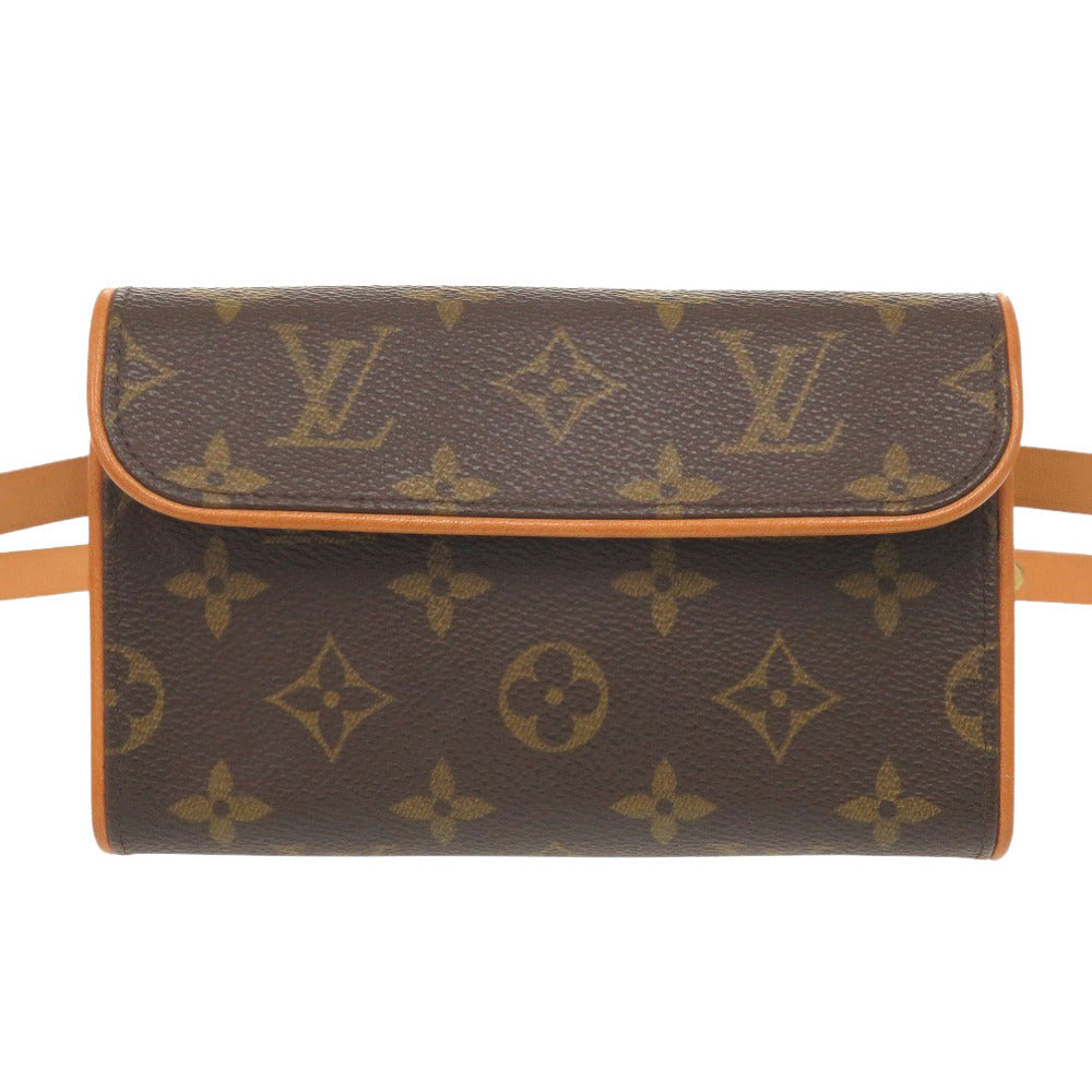 LOUIS VUITTON Waist bag M51855 Monogram canvas Brown Monogram Pochette Florentine Women Used Authentic