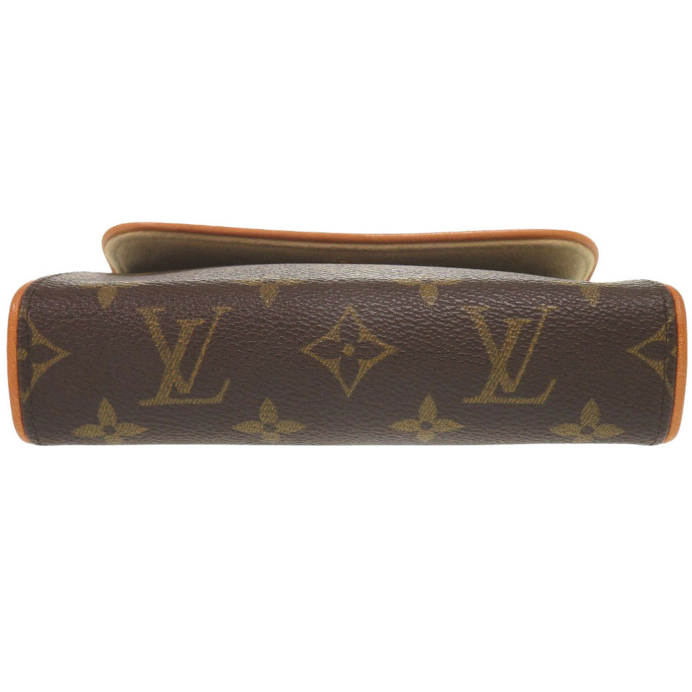 LOUIS VUITTON Waist bag M51855 Monogram canvas Brown Monogram Pochette Florentine Women Used Authentic