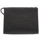 BURBERRY Clutch bag leather black Pouch mens Used Authentic