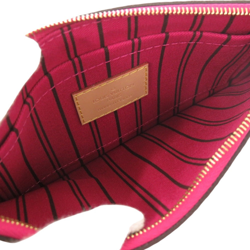 LOUIS VUITTON Pouch M41245 PVC Brown Monogram Neverfull Pouch for PM